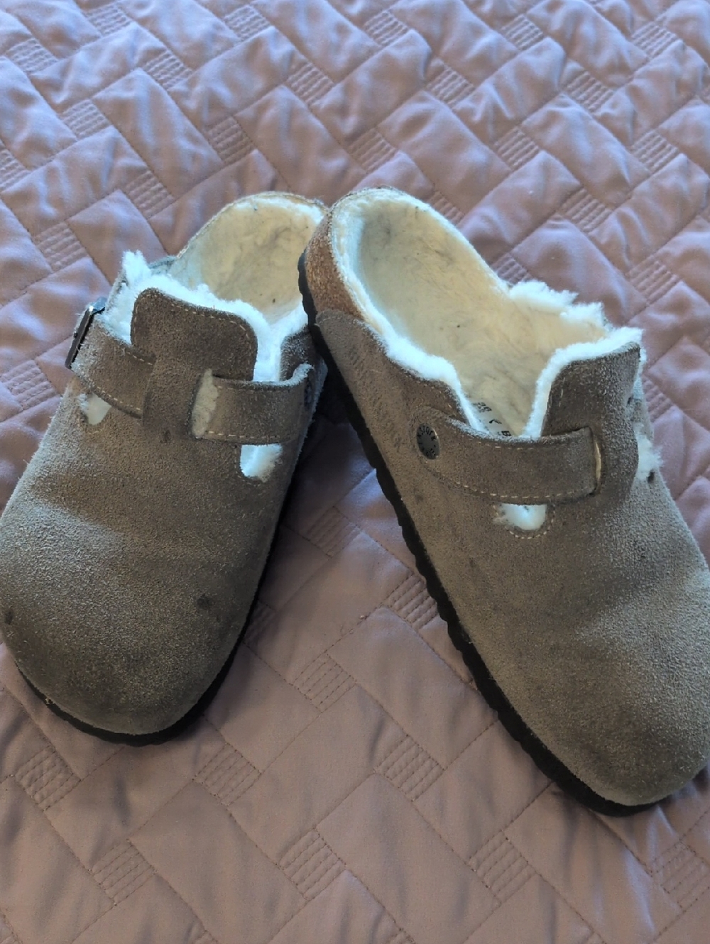 Birkenstock Shearling Clog.  Size 38